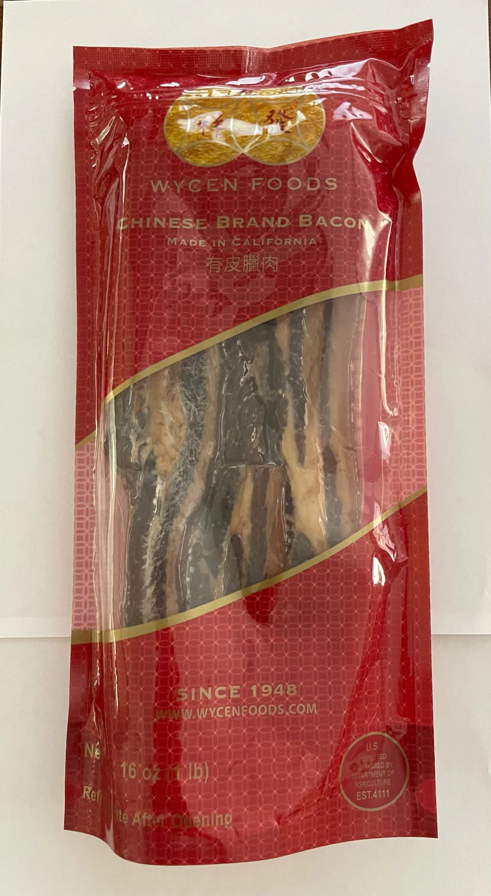 Chinese Style Bacon(vacuum-packed)