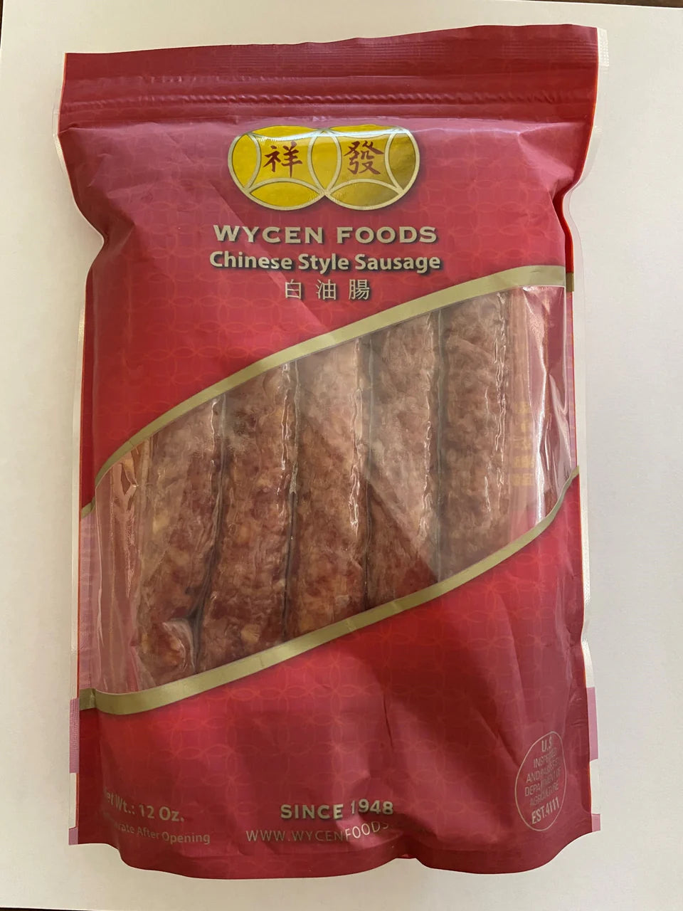 Chinese Style Pork Sausage(vacuum packed)